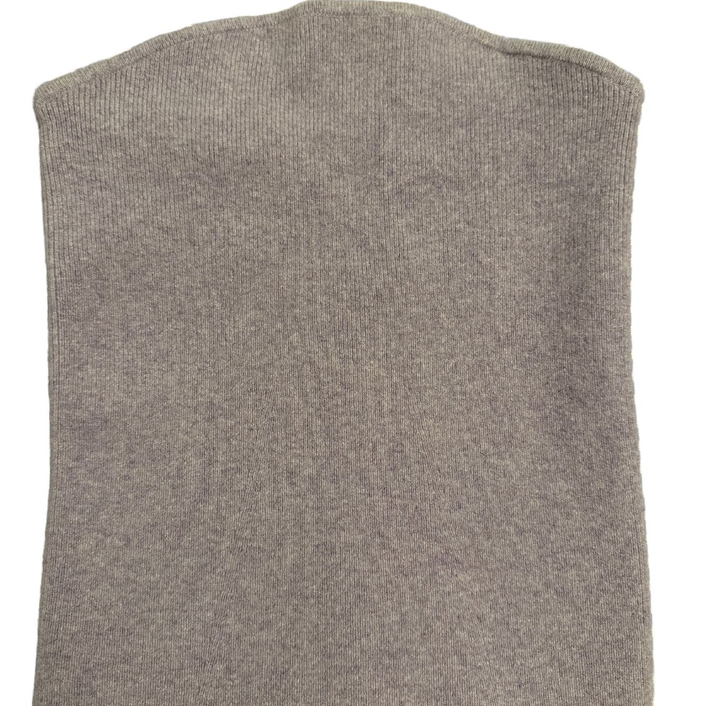 White + Warren 100% Cashmere Soft Iris Heather Tank Tube Top - Nwt. Size S